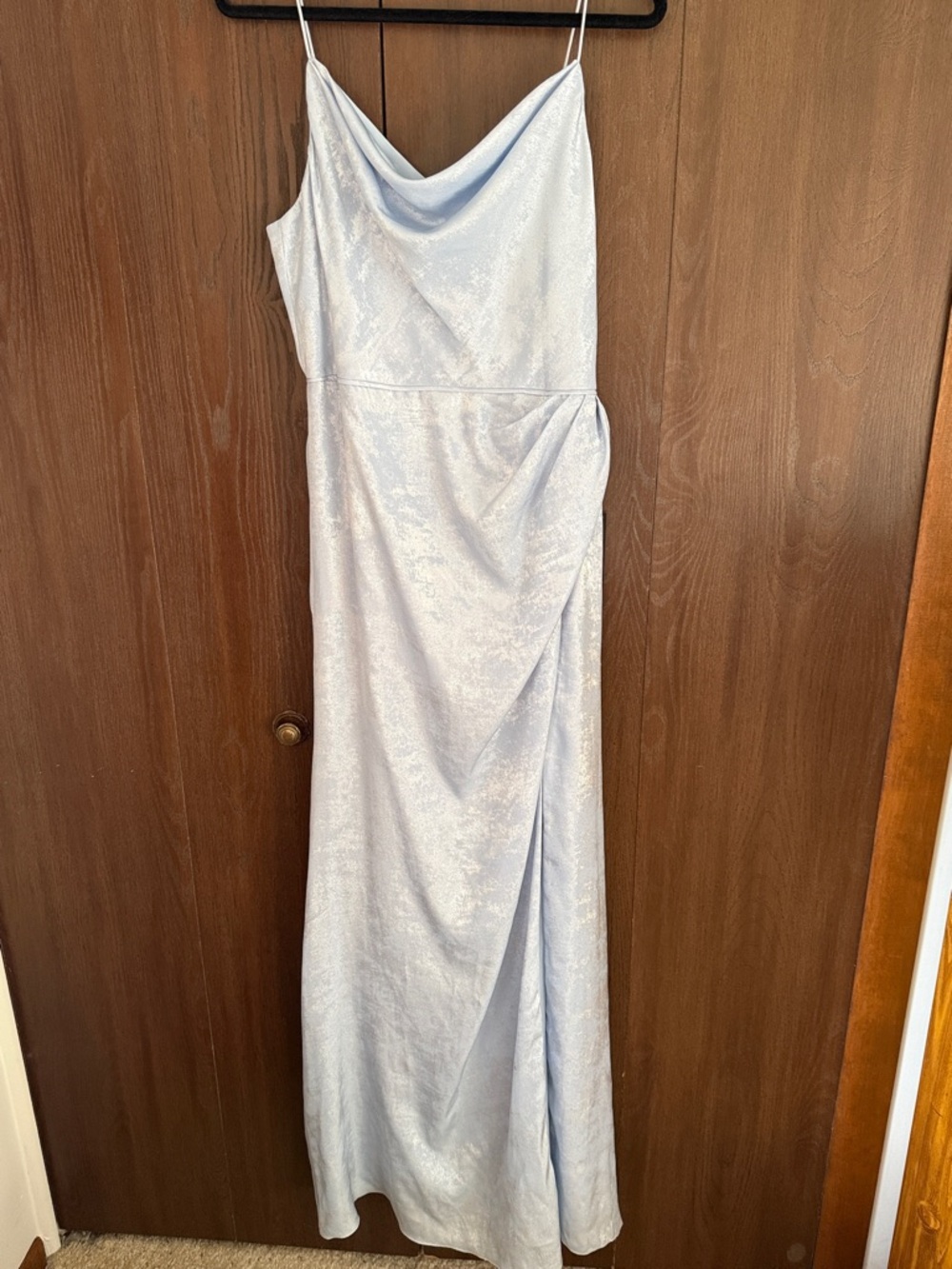 NEW Pale Blue Cowl Neck Maxi Slip Dress